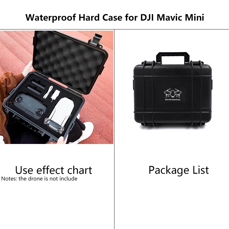 STARTRC DJI Mini 2 custodia portatile ABS custodia rigida antideflagrante impermeabile per DJI Mavic Mini SE accessori per droni: Mavic Mini Case 3
