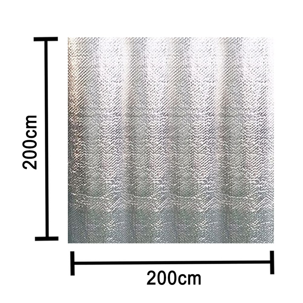 Silver Square Shape Durable Rectangular Pool Cover Retaining Solar Swimming Pool Film insulation film Pool Accessories FP8: 200X200cm