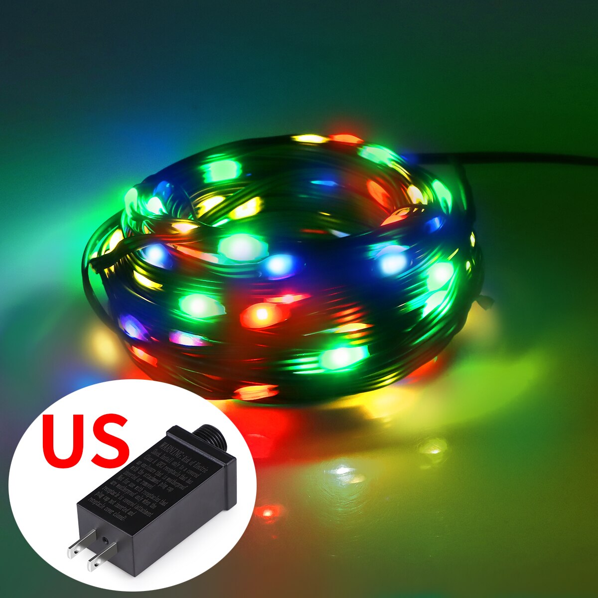 30M 20M 50M 10M 100M LED Schnur Licht 24V RGB warm Weiß Wasserdichte draussen girlande Weihnachten Dekoration Garten Weihnachten Lichter: Warmes Weiß / 125W