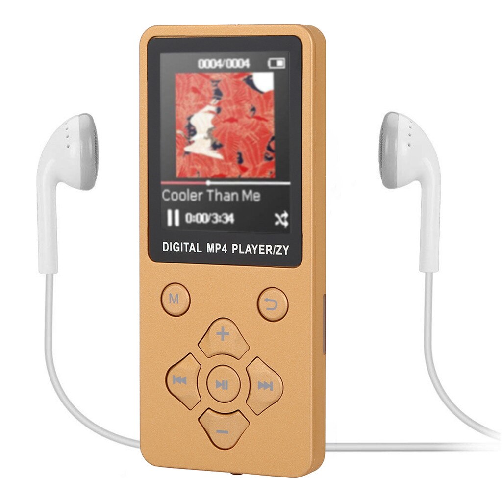 EPULA lecteur MP3 Portable écran couleur diamant bouton lecteur MP3 Support FM Radio enregistrement vidéo film externe mémoire TF carte