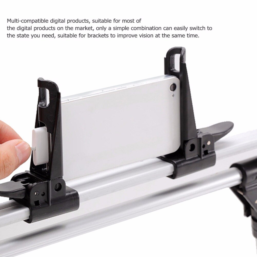 Tablet stativ telefonholder justerbar doven seng gulv skrivebord stativ foldbar desktop mount beslag støtte