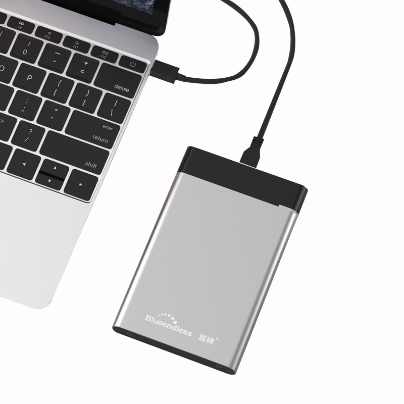 2.5 hdd-kabinet usb 3.0 højhastigheds 5/6 gbps til 7-9.5mm hdd-caddy-etui til type  c 3.0 ekstern harddisk metal hdd-kabinet
