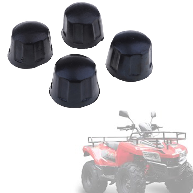 Cubierta antipolvo de goma para ATV, Tuercas protectoras para 50cc, 70cc, 110cc, 125cc, accesorios para Go Kart ATV, 4 Uds.