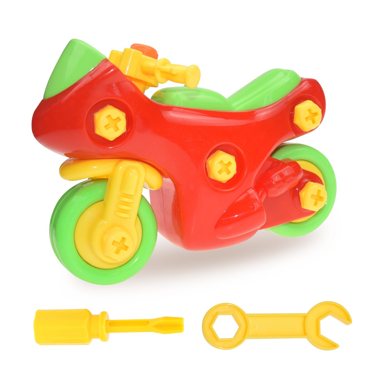 Kids Elektrische Boor Moer Gemonteerd Match Tool Diy Model Kit Building Educatief Blokken Sets Speelgoed Voor Jongens Kinderen: Motorcycle