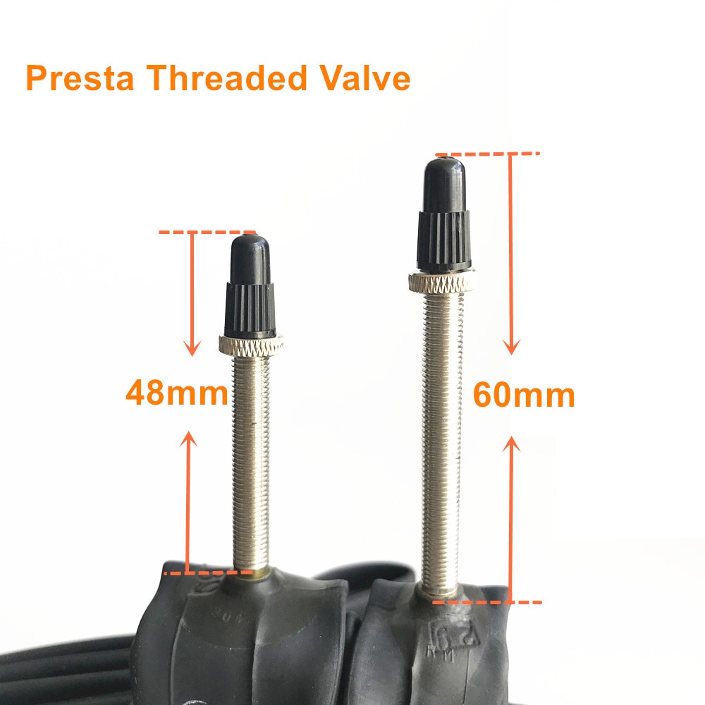 1 PC vélo pneu vélo de route Cycle butyle chambre à air 700x1 8/25C FV-60mm lisse français Valve 700x1 9/23C 700x2 5/32C 700x35C fileté