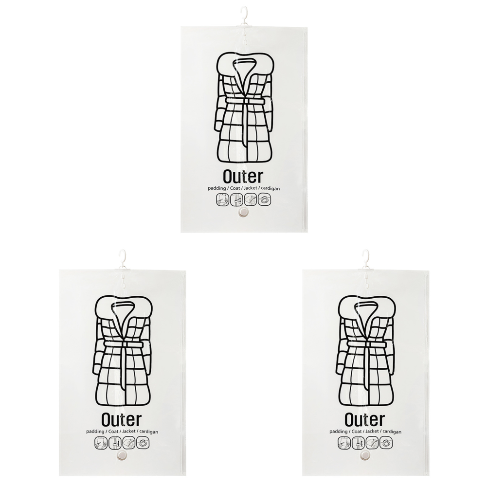 Hängande vakuumpåsar platsbesparande klädkompressionsförvaringspåse återanvändbara tomma pumppåsar klädgarderob täcke vakuumförpackning: Lila