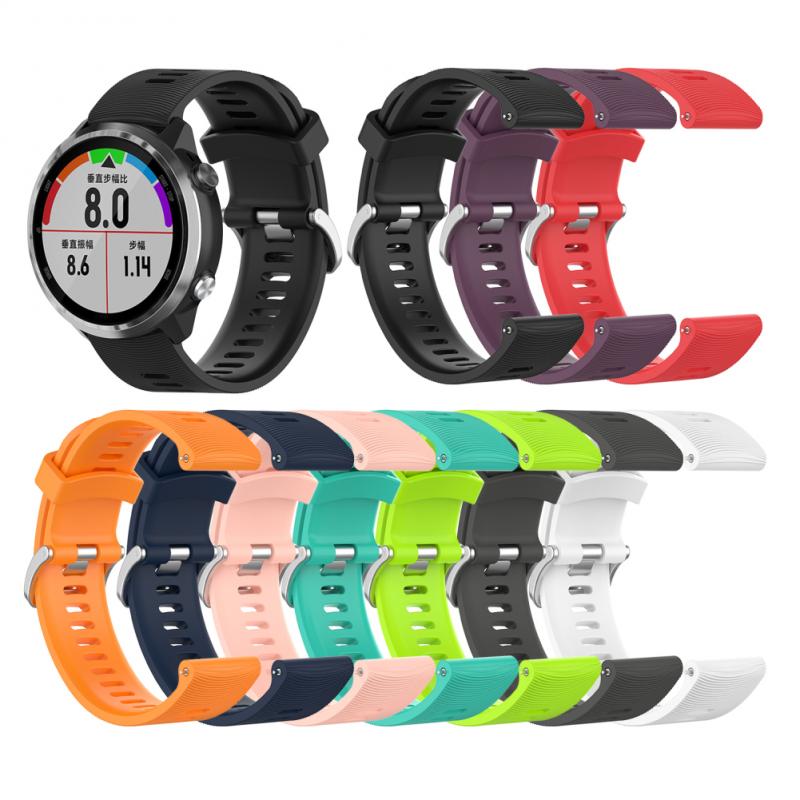 Pulseira Para Garmin Forerunner 645 Cores Esporte Pulseira de Silicone Pulseira 10 Substituição Alça Acessórios de Moda Inteligente