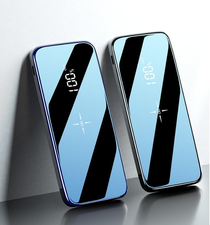 Power Bank 30000mAh Wireless External Portable Powerbank Full Screen Mirror Fast Charging Multi Port Waterproof for All Phone