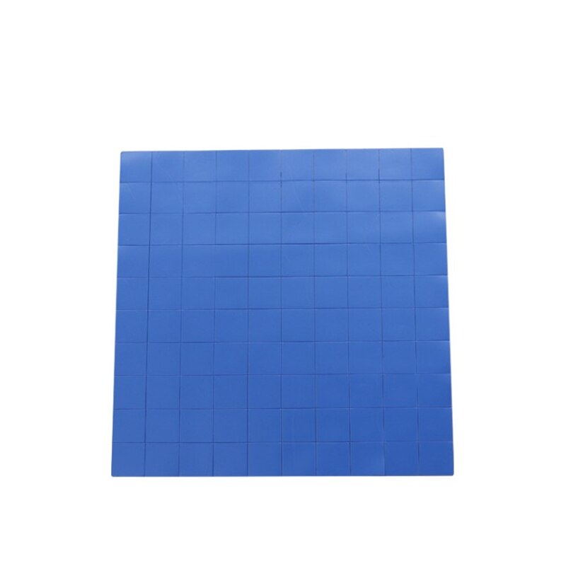 100pcs/set Thermal Pad GPU CPU Heatsink Cooling Conductive Silicone Pad 10mm*10mm*1mm Size for Laptop