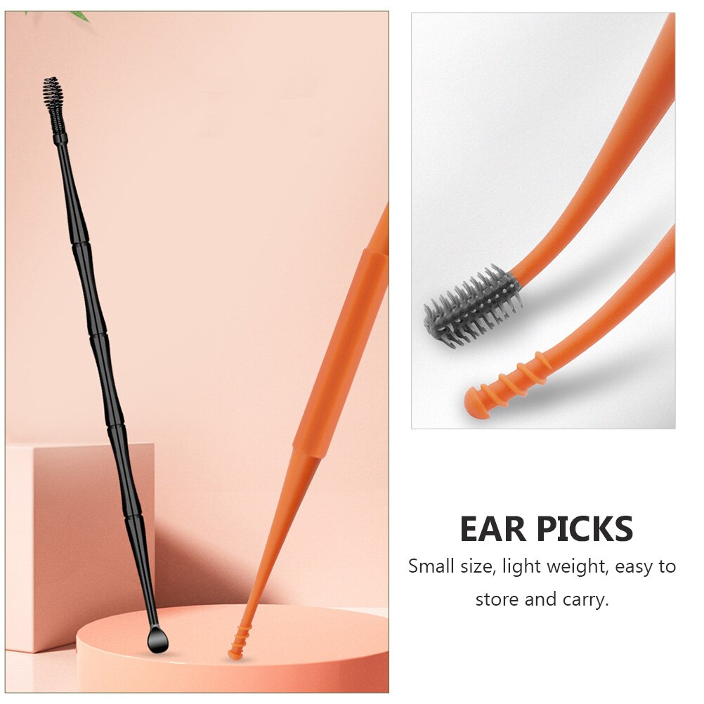 2 Sets Oor Picks Oorsmeer Verwijderen Kit Oor Reinigers Voor Thuis Draagbare Oor Scoops