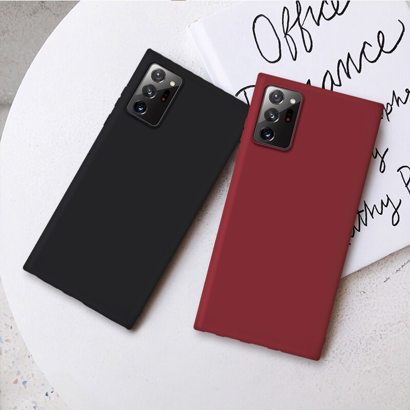 Fall für samsung galaxy note 20 ultra 5G abdeckung coque funda luxus dünne weiche tpu matte schutzhülle