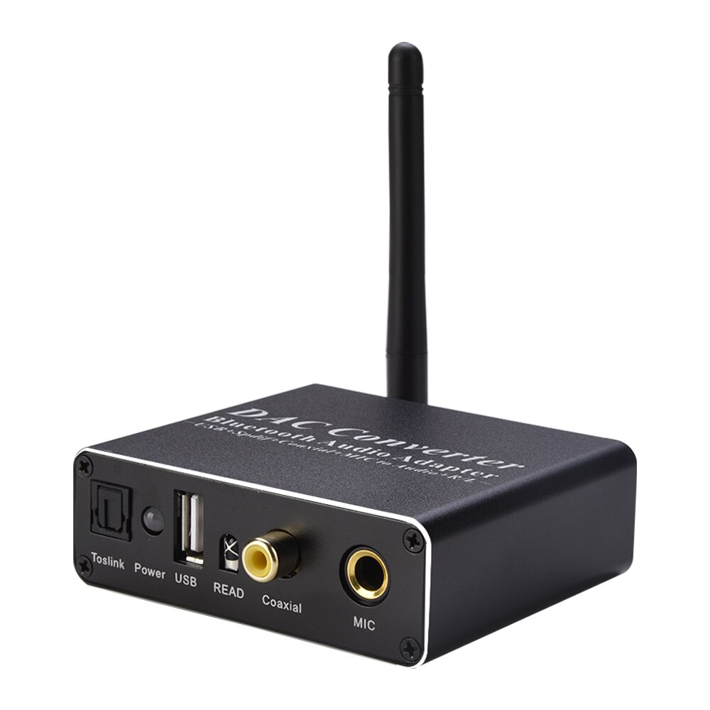 DAC Audio Decoder Adapter DAC Amp Bluetooth-Compatible Adapter Bluetooth 5.0 Receiver Optical Coaxial to Analog Audio Converter