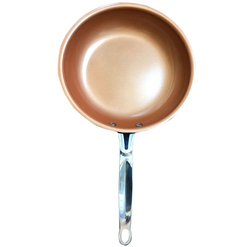 Non-stick Copper Frying Pan With Ceramic Coating And Induction Cooking Oven And Dishwasher Safe Frying Pan: 22cm