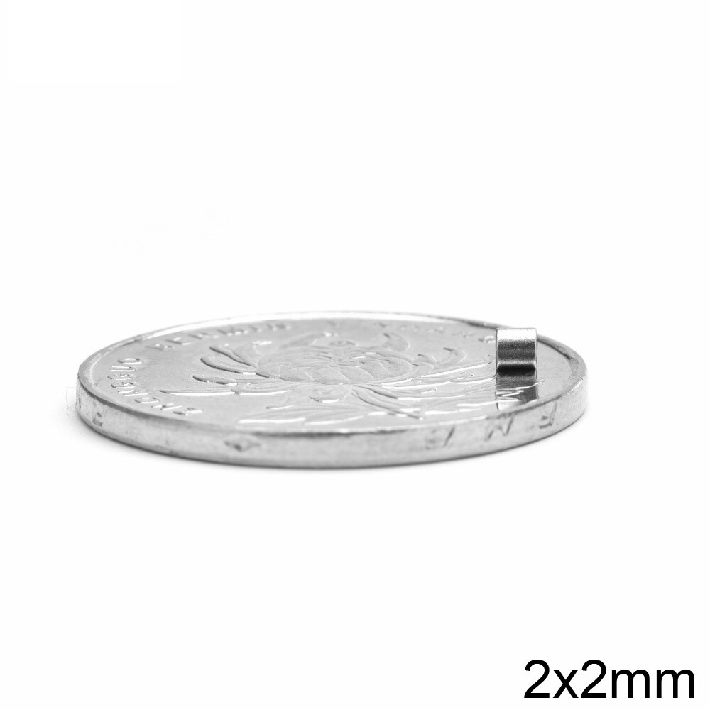 100 ~ 5000 stuks 2 x 2 mini kleine magneten rond 2mm*2mm neodymium magneetschijf 2 x 2mm permanente ndfeb supersterke krachtige magnetische 2*2