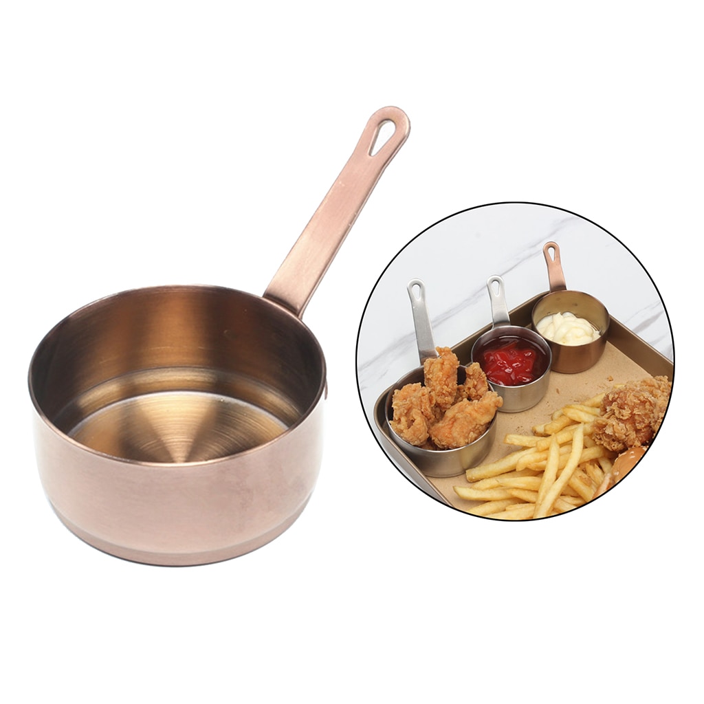 Bærbar sauce pande husholdning mælk kaffe smør varmere gryde køkken madlavning værktøjer mini suppe gryde rustfrit stål