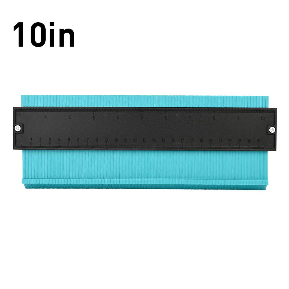 12/14/25 cm kontur duplicering profil mätning verktyg mätare modell kontur duplicering kontur plast kontur kopia duplicering: 10in 25cm grönt