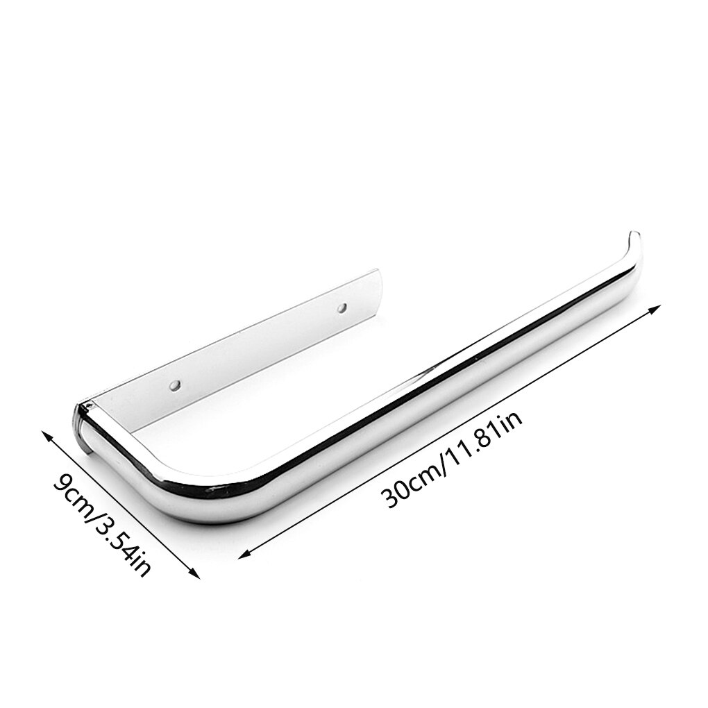 Keuken Wc Houder Rvs Corrosiebestendig Zelfklevende Washroom Mount Slijtvaste Toilet Stand Beugel: Long