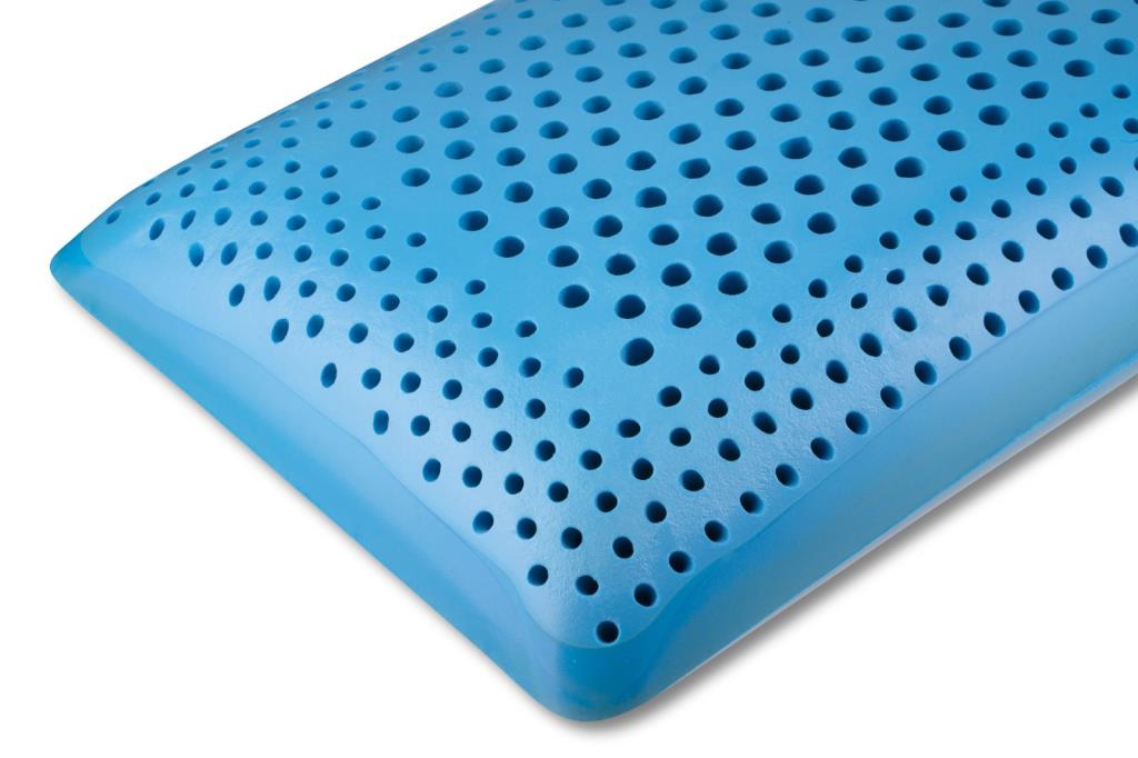 Rahatsan Air Channel Dolphin Visco Orthopedic Pillow Blue Grandado