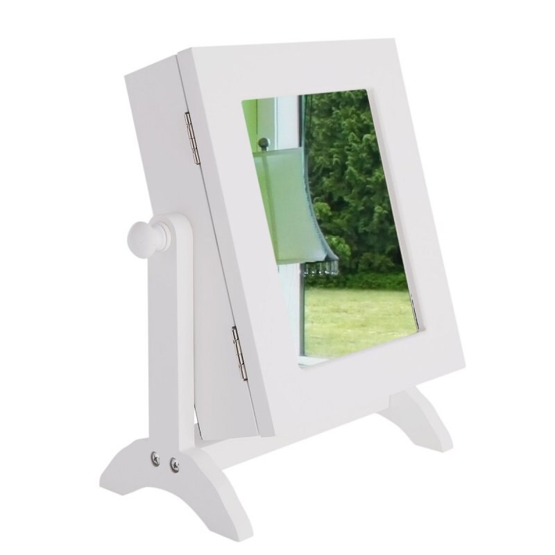 Mirror and Drawer Dressing Table White Drawers Dressing Table Makeup Desk & Stool US