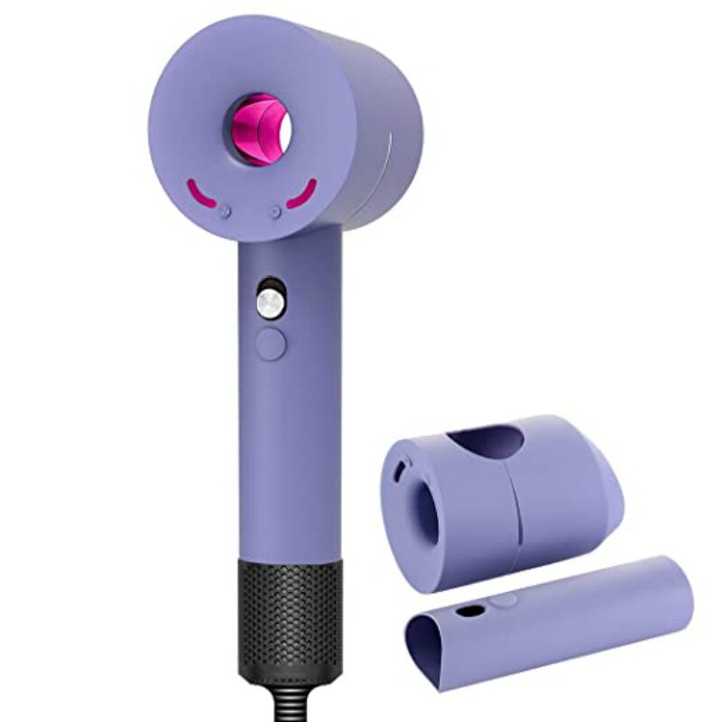 Dyson secador de pelo caso cubierta de Gel de silicona funda protectora a prueba de polvo de la piel para Dyson de caso