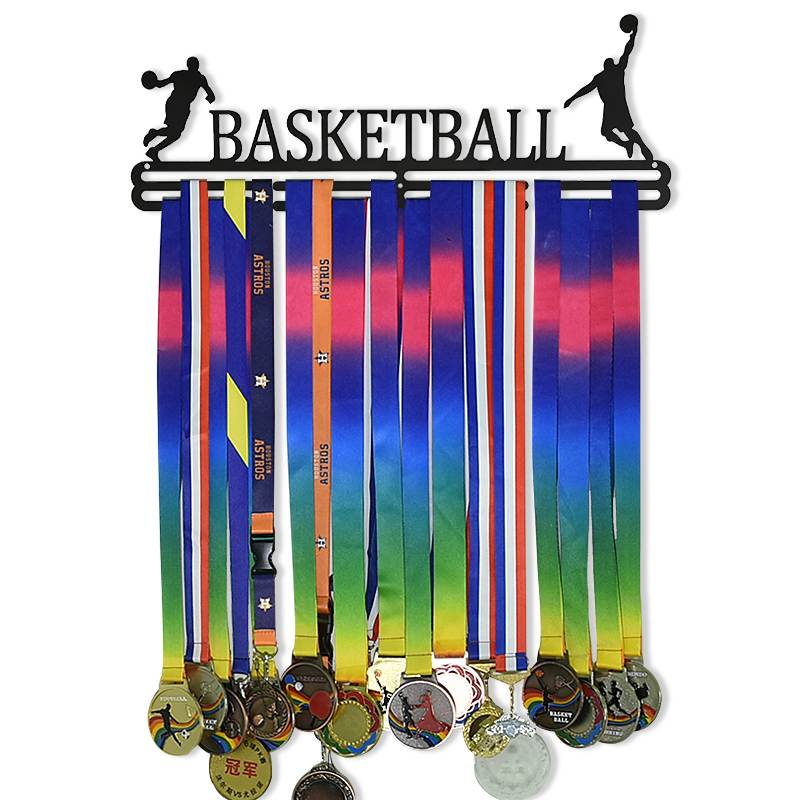 Metal Steel Medal Holder Medal Hanger Display Rack Ideal for Running Sports Stainless Steel Medal Holder Sport 406mm*158mm