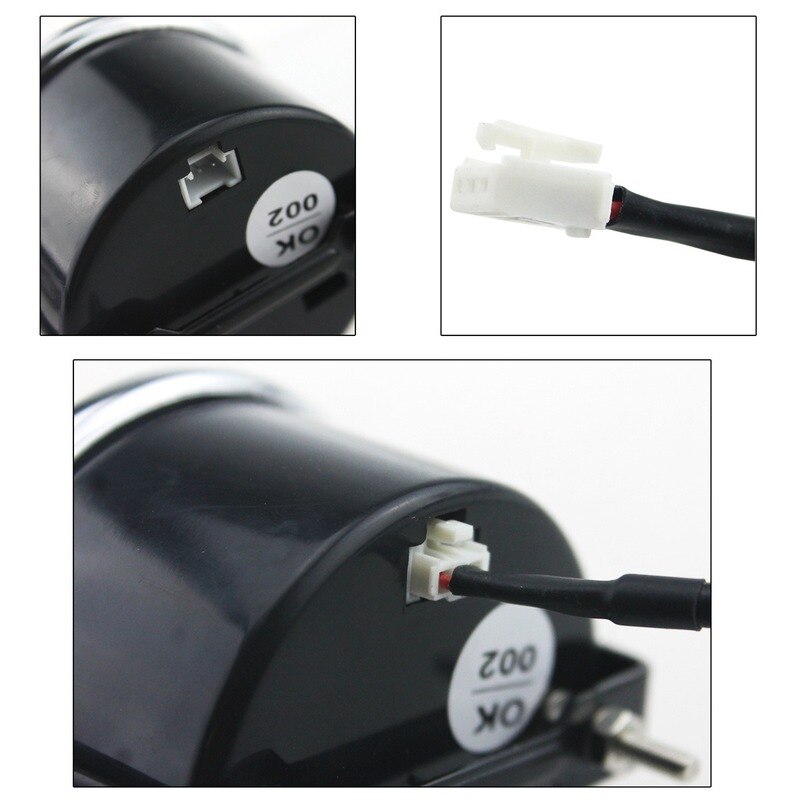 12V 2''52MM Universal LCD Digital 7 Color Backlight Display Tachometer 0-10000 RPM Gauge /Car Motor Gauge 2 inch tachometer