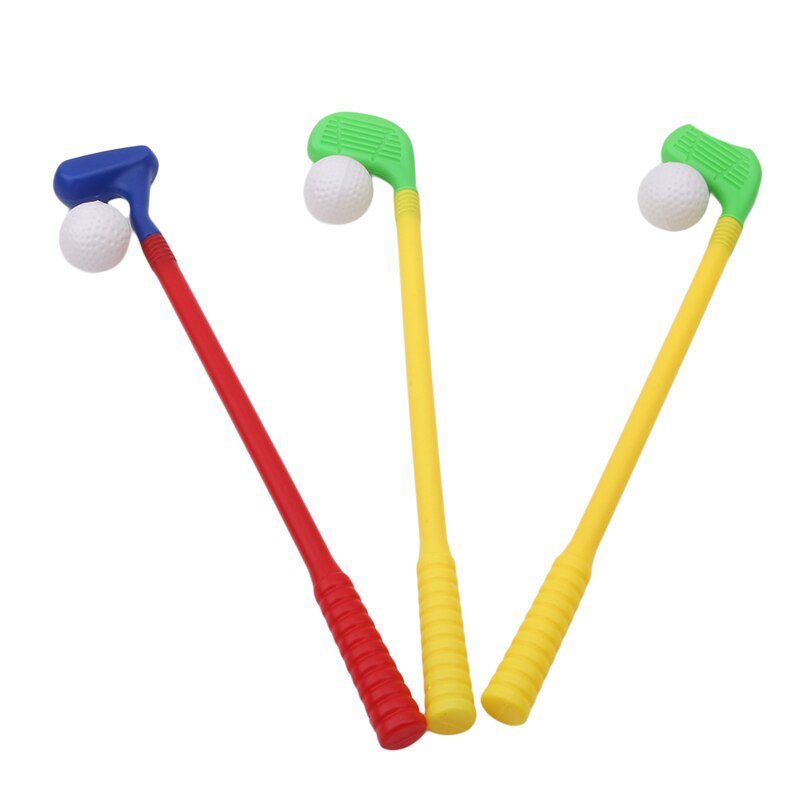 Mini Golf Game Sport Voor Baby Kinderen Grijpen Beweging Vermogen Ontwikkelen Kids Golf Club Speelgoed 3 Golfclubs + 3 golf Bal Speelgoed