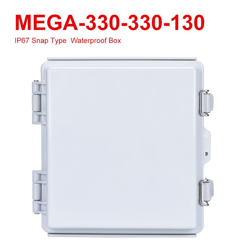 ABS Waterproof Enclosure IP67 Plastic Box Electrical Wire Junction Housing Outdoor With buckle Hasp Electronic Project Case