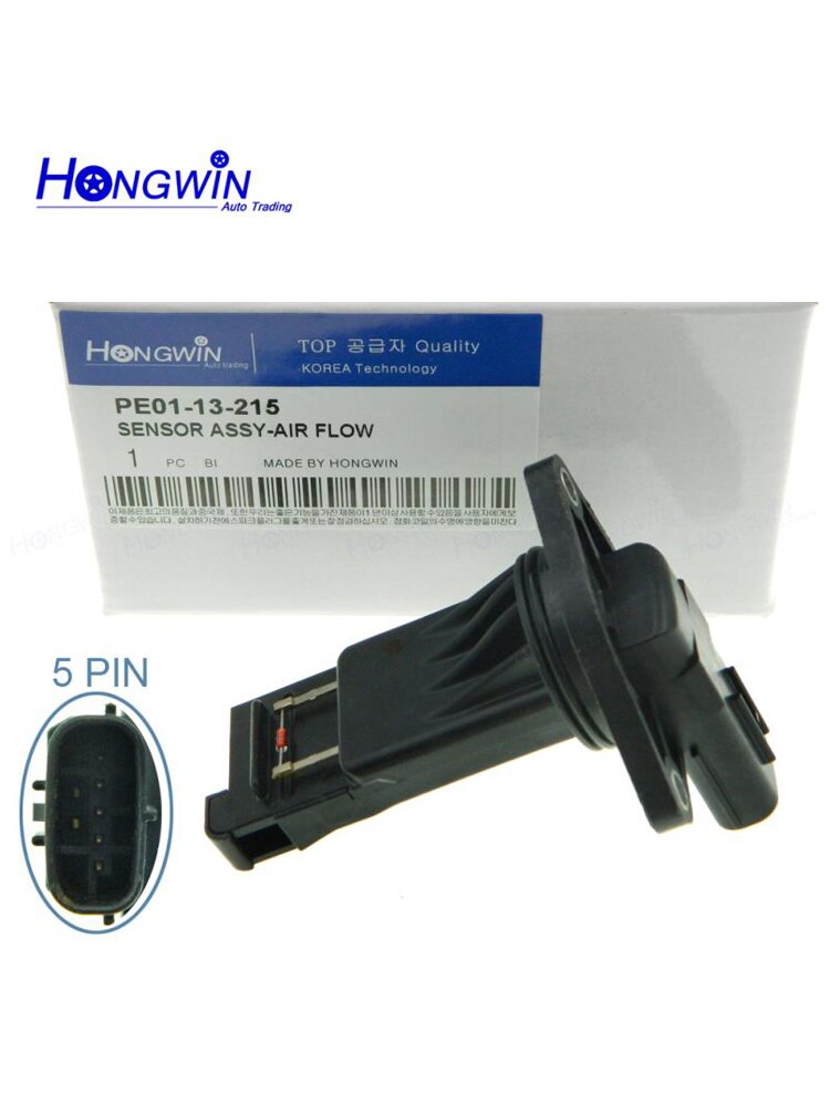 E5T62271 PE01-13-215 PE0113215 Mass Air Flow Meter Maf Sensor Voor Mazda 3 6 CX-5 2.0L 2.3L 2.5L 2.0 2.3 2.5L: Default Title