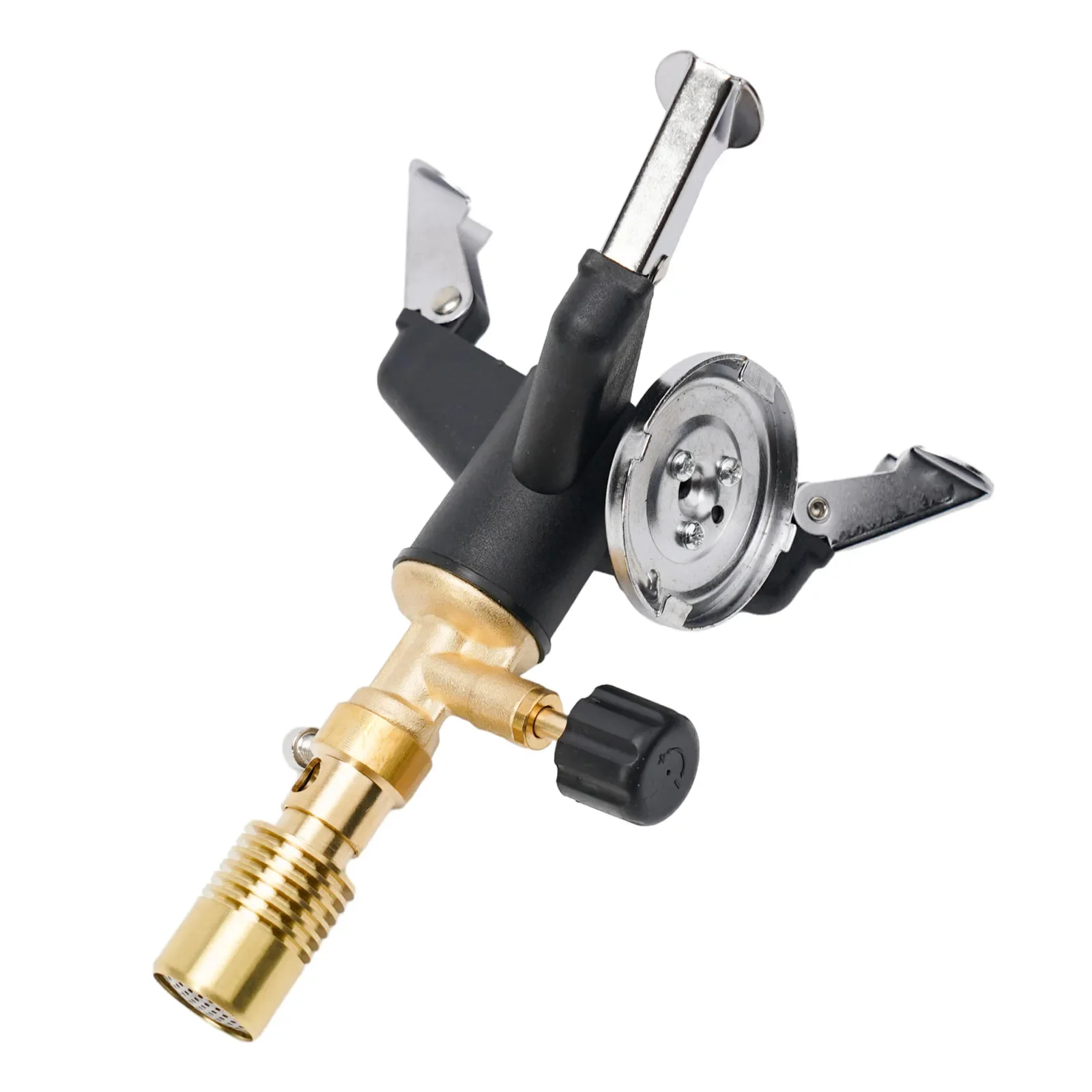 Quemador Bunsen portátil de laboratorio, antorcha de Gas de latón, herramientas múltiples para acampar, quemador Bunsen de laboratorio, 1 ud.