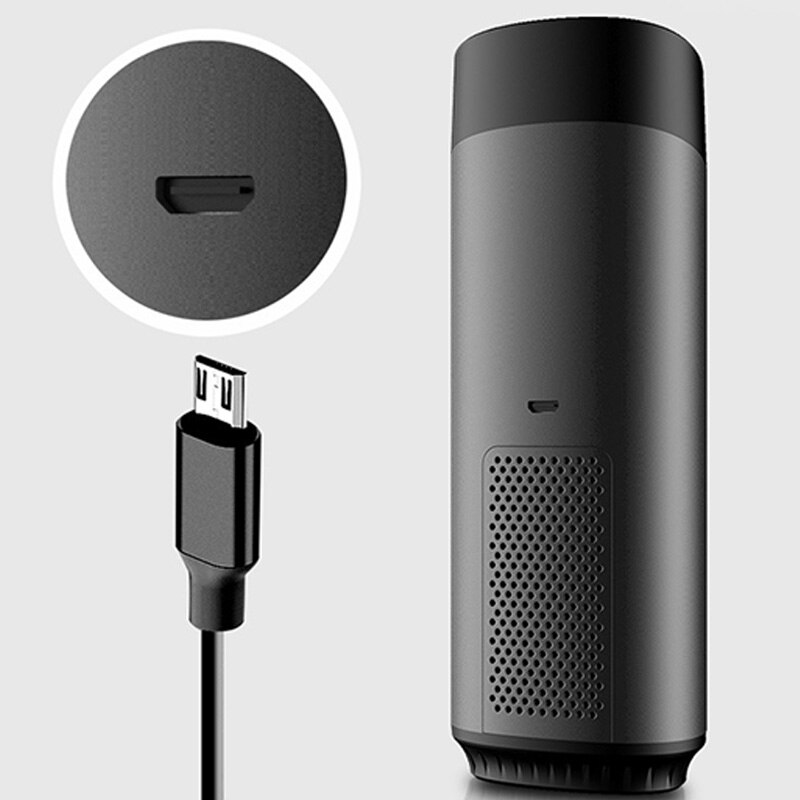 Bil luftrenser luftrenser med negativ ion hepa fersk bærbar usb bil ion renser