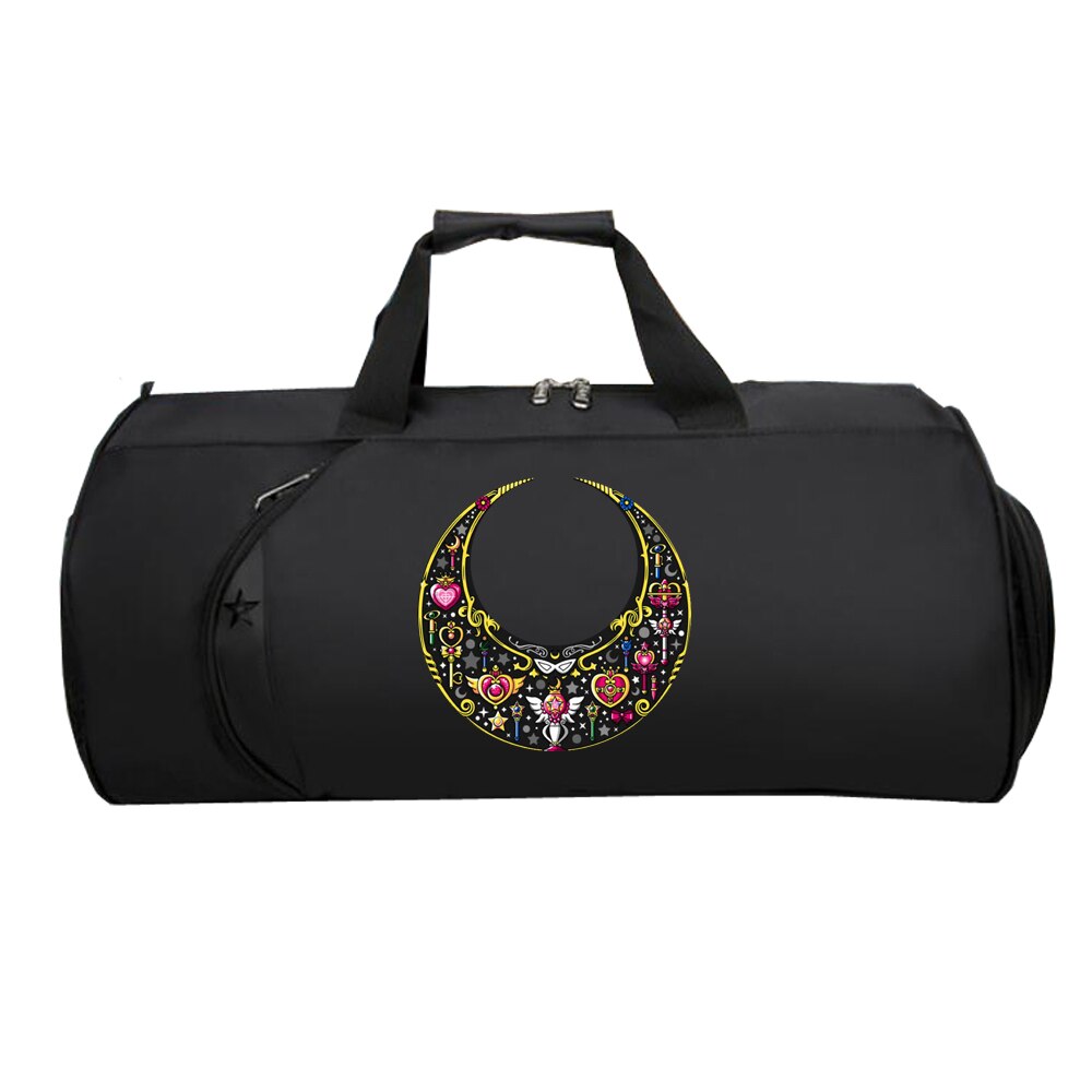 Bolso de viaje para hombre, Maleta de equipaje, bolso grande de hombro multifunción grande para aficionados al anime Sailor Moon de dibujos animados: 03