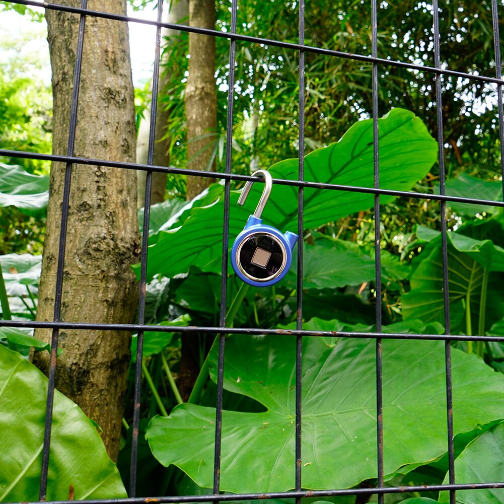 Unlocking Monitor Padlock Keyless Cabinets Bluetooth Smart Fingerprint Box Safety Door Lock