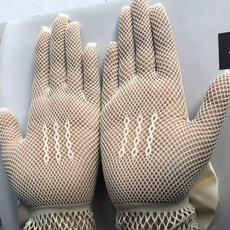 Kinderen Levert 1 Paar Mooie Elastische Bruiloft Prinses Handschoenen Nylon/Kant/Imitatie Parel Prestaties Handschoen Meisjes