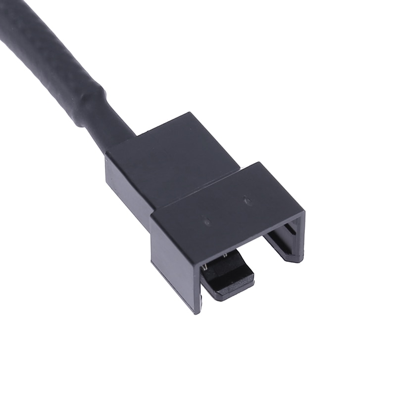 Fi-labs ide molex 4 -nastainen liitin  to 3 -nastainen /4 -nastainen jäähdytin molex-tuulettimen sovitin jakaja virtaholkki kaapeli  (12v vain )-25cm