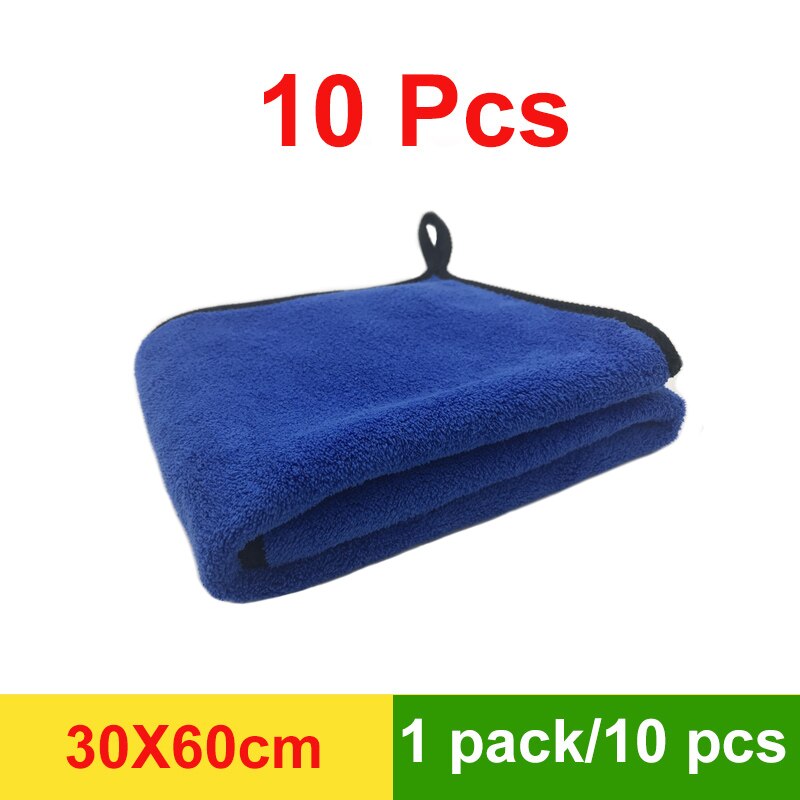 3/5/10 Pcs Microfiber Towel Car Microfiber Cloth Wash Towel Microfiber Cleaning Cloth Car Wash Drying Towel Auto Detailing: Green