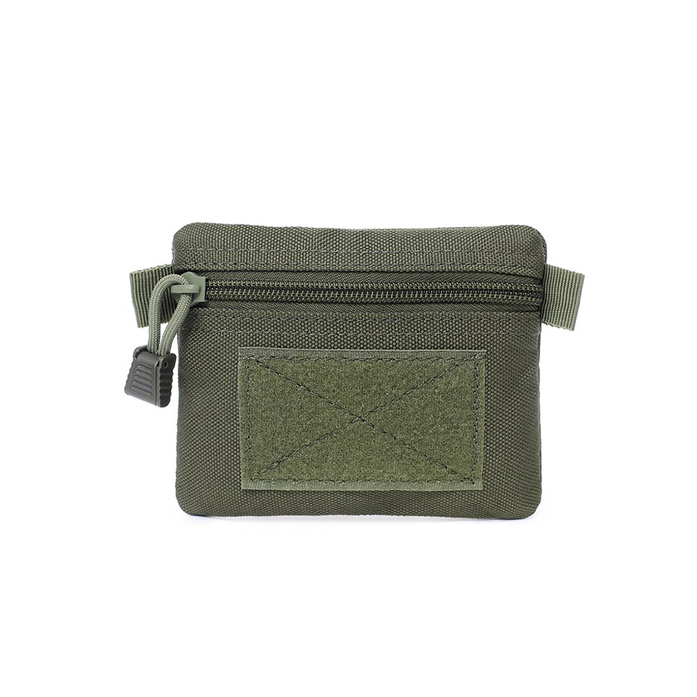 1pcs 13cm*11cm Nylon Portable Zipper Wallet Outdoor Pouch Wallet Waterproof Travel Zipper Waist Bag For Camping Hiking