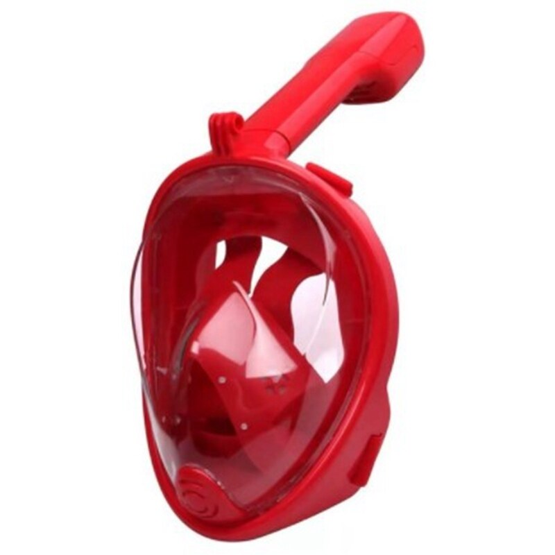 Diving Mask Scuba Snorkeling Full Face Anti-Fog Goggles Glasses Silicone for Diving Swimming Spearfishing Water Sports Men Child: red suit L or XL