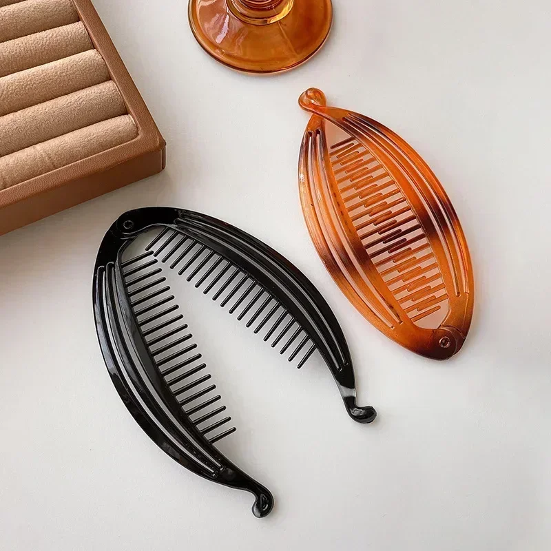 Haar Seite Kamm Perlen Haare Clips Fisch Geformt Banane Clips setzt Fisch Clip Spiral- Haar Einsatz Kamm Kämme Kopfschmuck