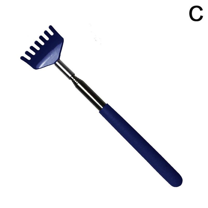 Telescopic Back Scratcher DON'T Ask For Help Scratching Stick Bear Claw Scratching Rake Steel Tickling Massage Tool: C