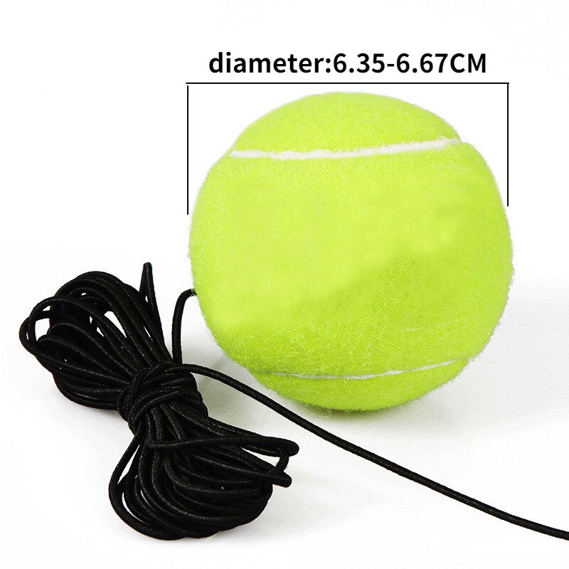 Pelota de rebote para entrenador de tenis con tablero de base de cuerda, amortiguador de tenis para autoestudio, herramienta de entrenamiento, equipo de ejercicio