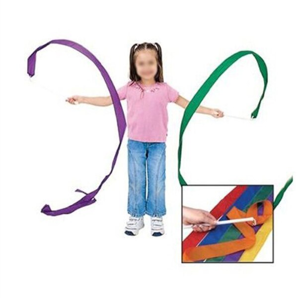 4pcs 4-Meter Rhythmic Gymnastics Ribbons with Hand... – Grandado