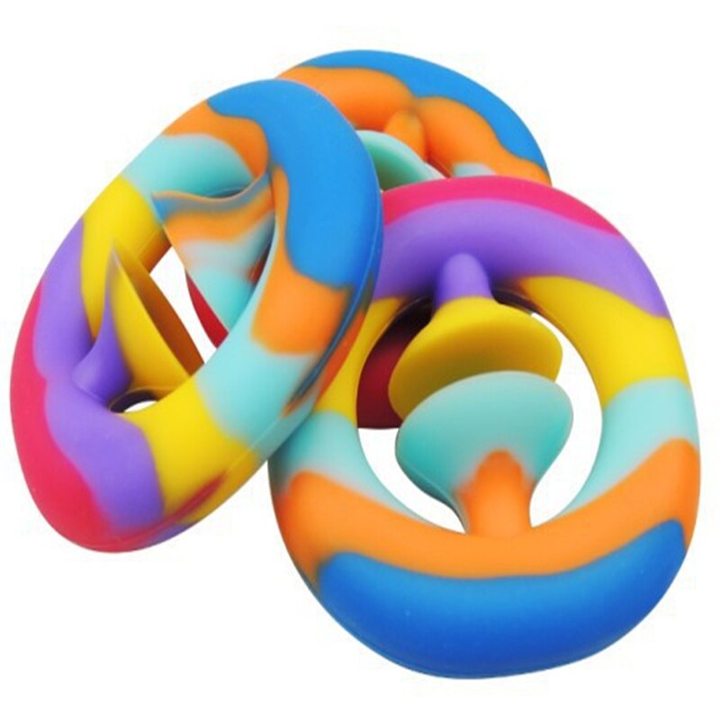 Anti Stress Vinger Hand Grip Stress Reliever Fidget Speelgoed Volwassen Kind Eenvoudige Kuiltje Stress Speelgoed Decompressie: MC
