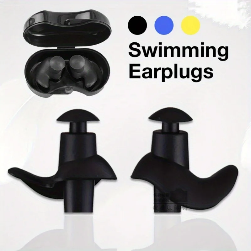 2 Stuks Zwemmen Oordopjes Waterdichte Herbruikbare Siliconen Oordopjes Duik Sport Pluggen Voor Water Surf Douchen Accessoires