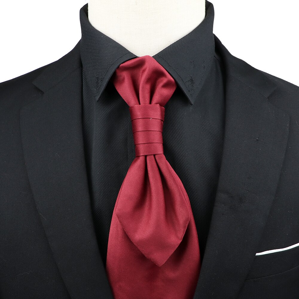 Corbata de Ascot de Cachemira de lujo para hombre, corbata de esmoquin para boda, de negocios, corbata de 10CM con patrón Vintage, accesorios para caballero: Lavanda