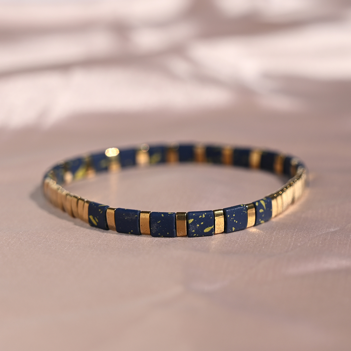 Tila contas pulseira para mulheres moda novo design hematita empilhável colorido charme pulseras femme jóias acessórios