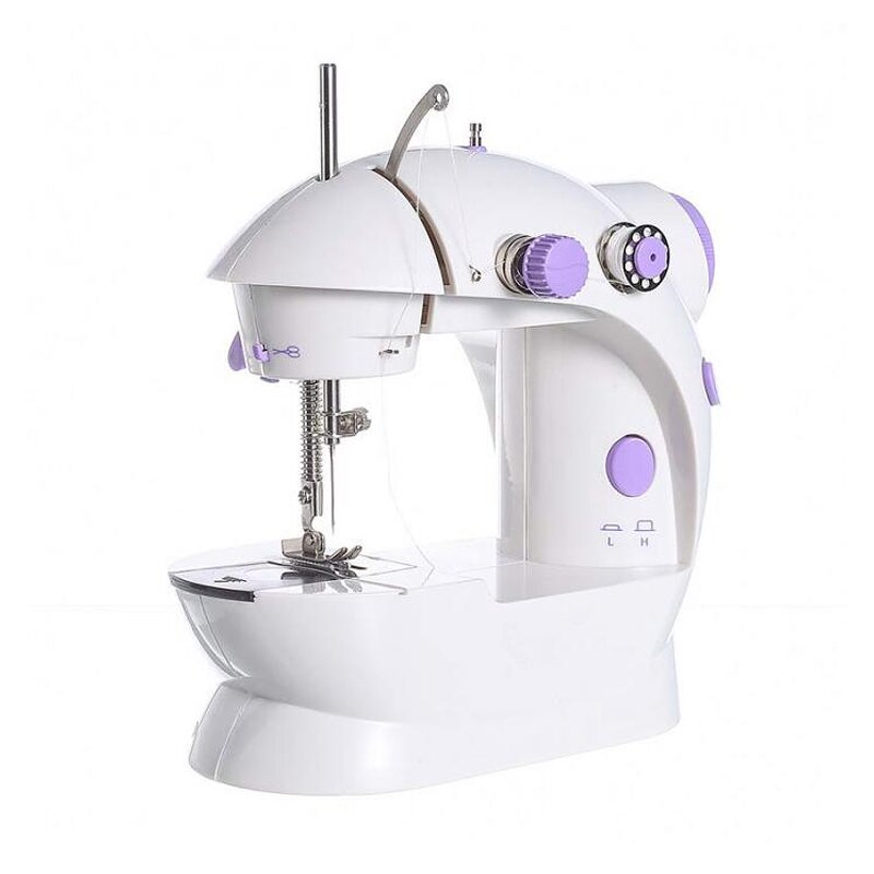 Mini Elektrische Naaimachine Dubbele Snelheid Aanpassing Met Licht Huishoudelijke Draagbare Stitch Naaien Handwerken Handheld Naaimachine