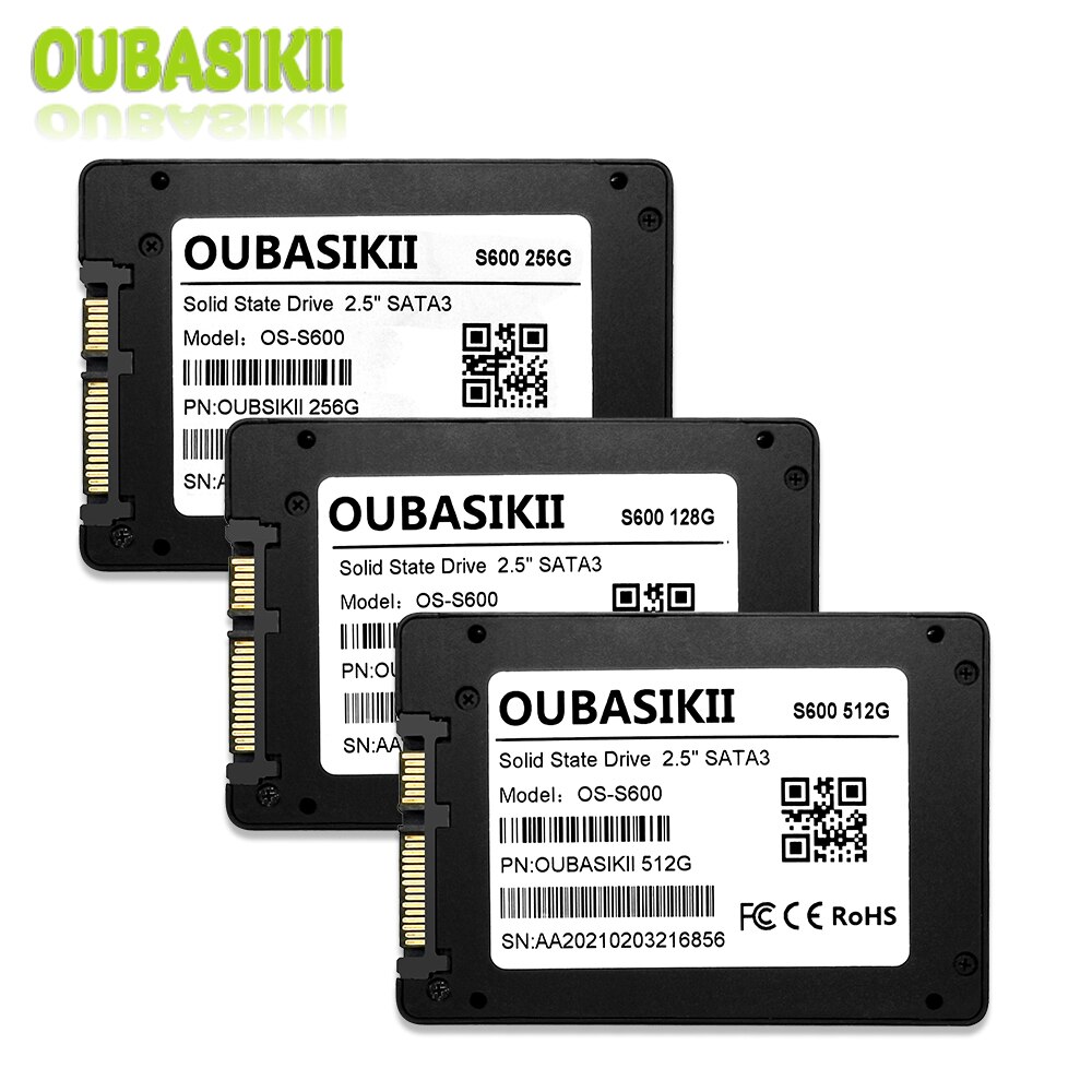 OUBASIKII SSD 128GB Internal Solid State Drives Disk