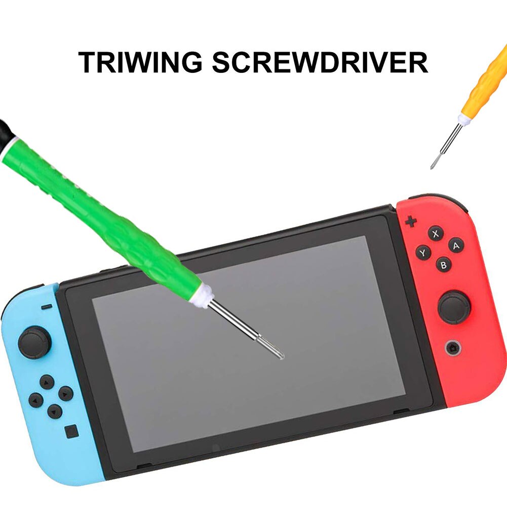 24 stk/sett 3d analoge tommelpinner hjem lirke verktøy joystick erstatning venstre høyre tri-ving reparasjon kryssskrutrekker for bryter