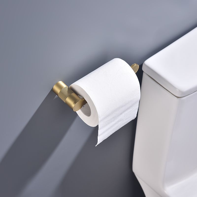 Brushed Gold Brass Coat Hook Paper Towel Holder Towel Hook Towel Ring Bath Towel Rod Kitchen Bathroom Accessories